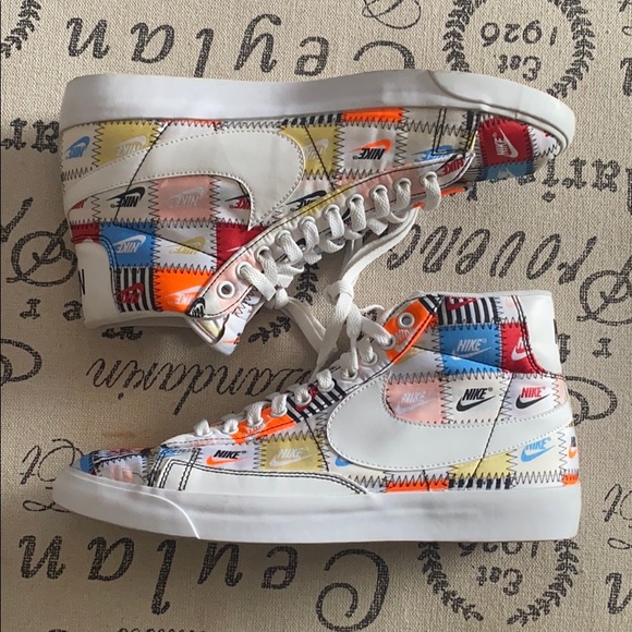 nike blazer high patches